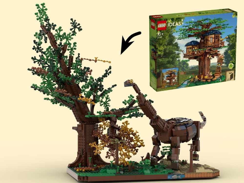Lego 21318 Dinosaur diorama (minifig scale)