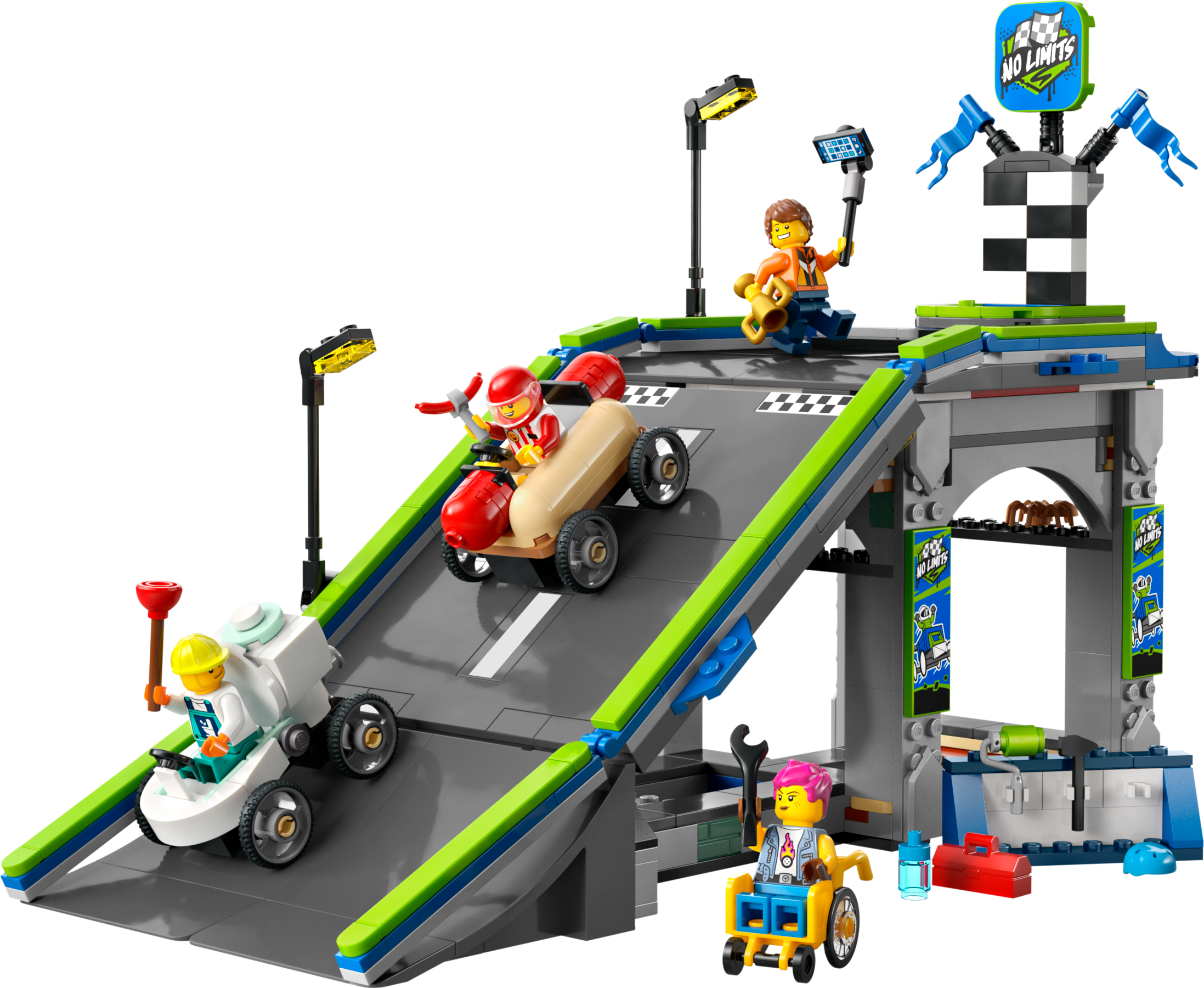 Lego No Limits: Race Car Ramp Track