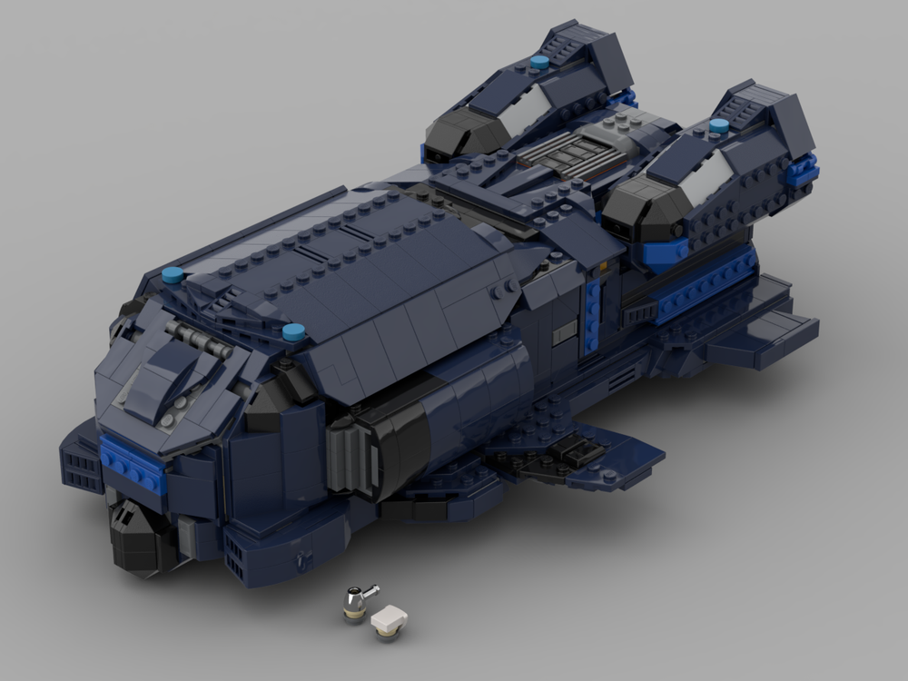 Lego 1:250 scale elite dangerous Type-7