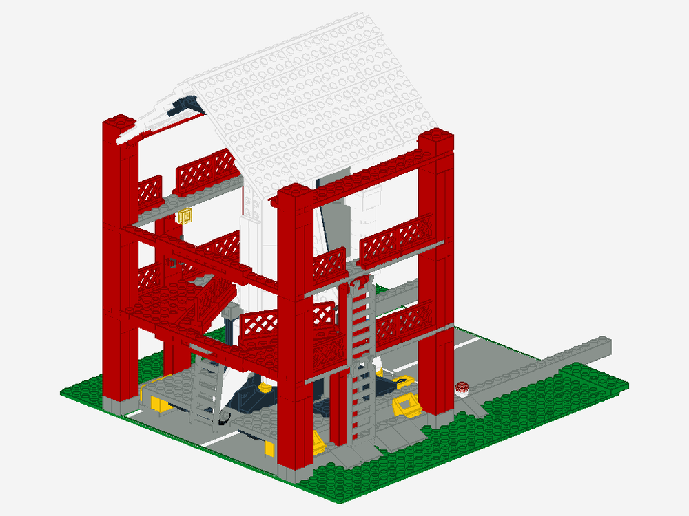 Lego Shuttle Hangar
