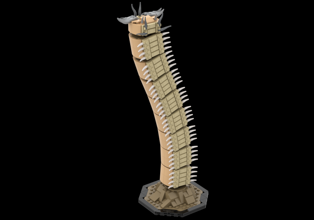 Lego Bobbit Worm (Eunice aphroditois)