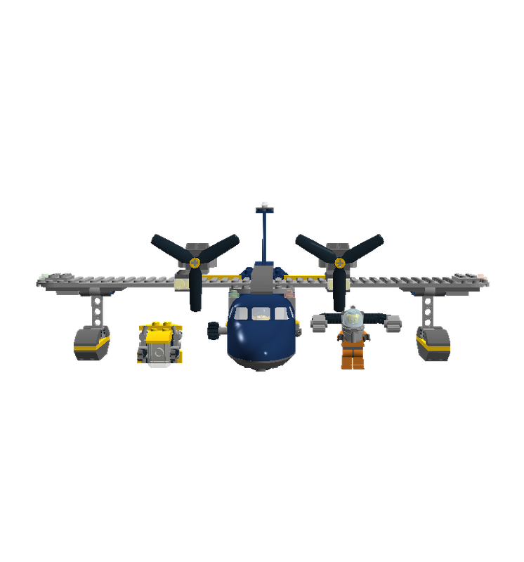 Lego 60096-1 Sea Plane Modification