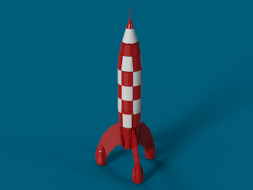 Lego Tintin Moon Rocket