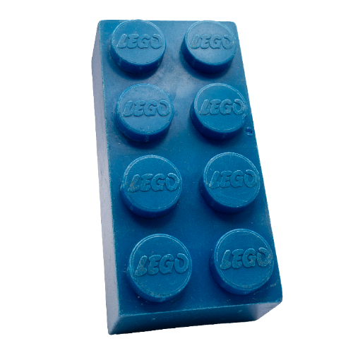 Lego Jumbo Brick 2 x 4 [European Version] / Blue