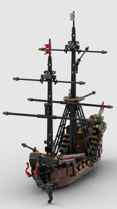 Lego Small Pirate Ship/ Brig v2.0