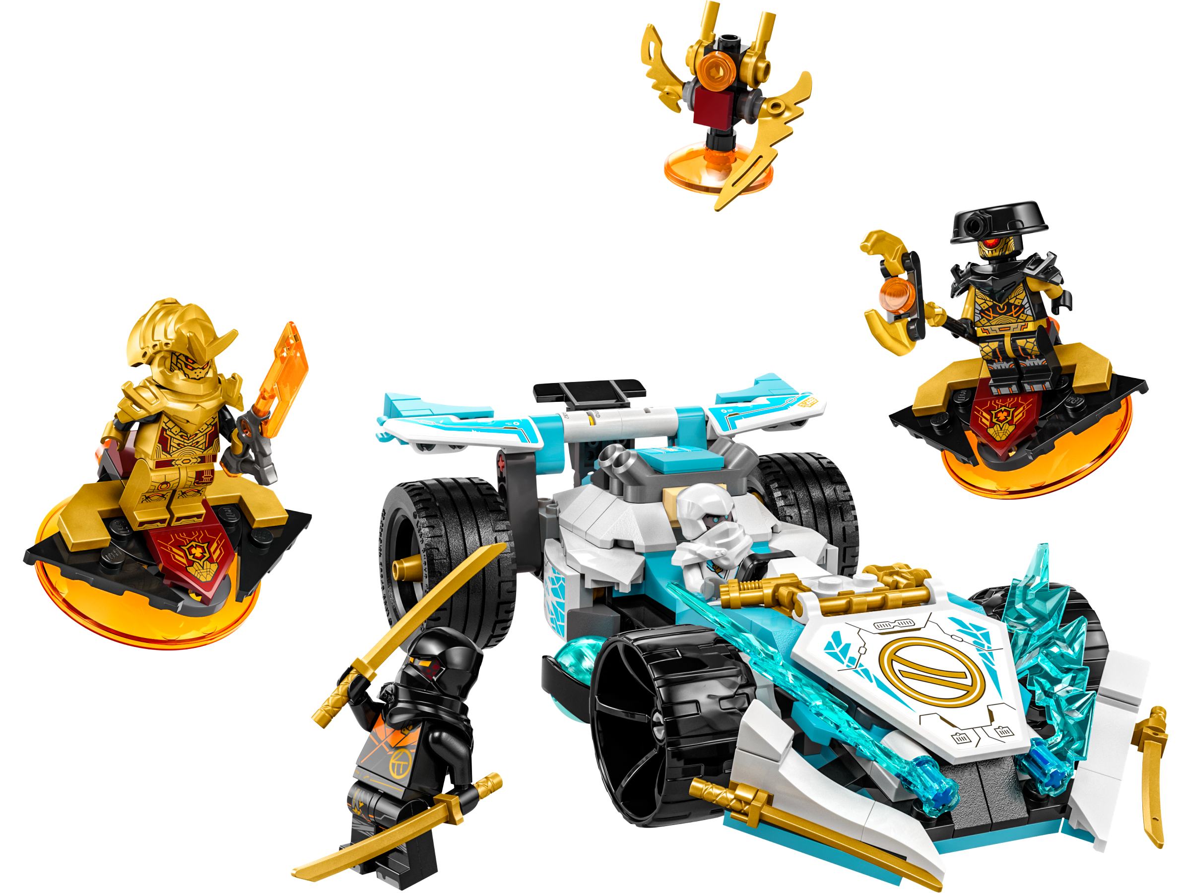 Lego Zane’s Dragon Power Spinjitzu Race Car