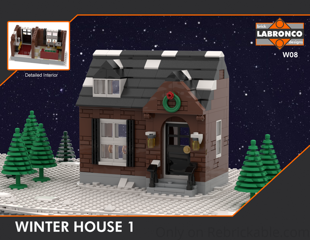 Lego W08 - Winter House 1