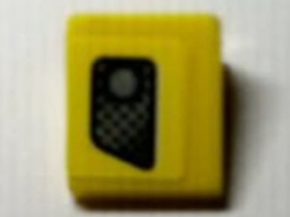 Lego Slope 30 1 x 1 x 2/3 with Headlight Pattern Model Left Side (Sticker) - Set 8135 / Yellow