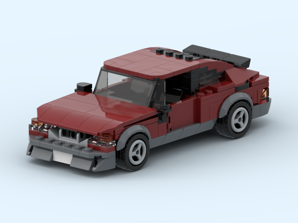 Lego 1990 Saab 900 Turbo - 8 stud wide