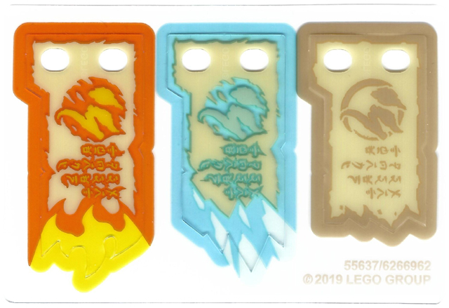 Lego Plastic Sheet for Sets 70673, 70674, 70675, 70676, 70677, 70678 and 70684 - (55637/6266962)