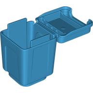 Lego Duplo Garbage Can / Bin / Dark Azure
