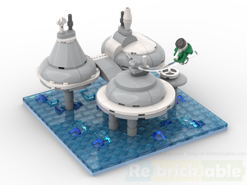 Lego Kamino Micro Diorama