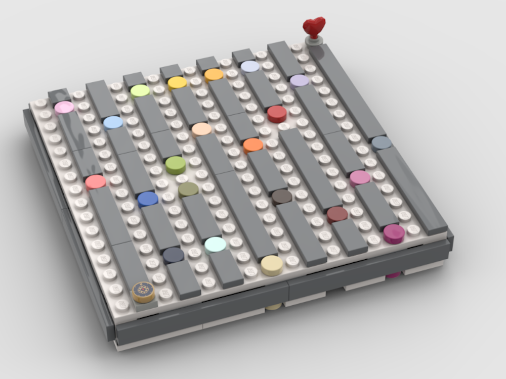 Lego Portal Maze, 2 layer, 16x16