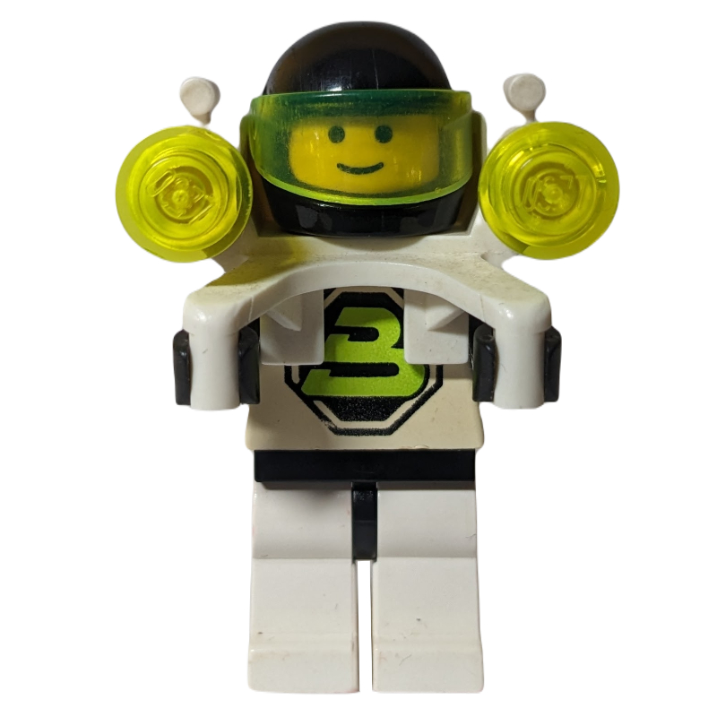 Lego Blacktron II - Jetpack, 3626b Head
