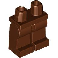 Lego Hips  and Legs Plain / Reddish Brown