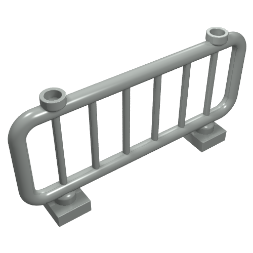 Lego Fence / Bar 1 x 8 x 3 / Light Gray