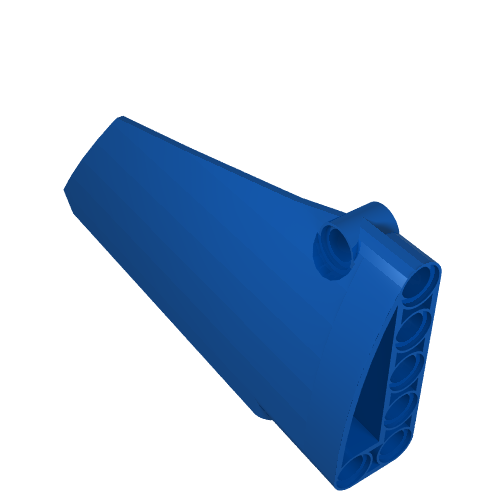 Lego Technic Panel Fairing #18 Large Smooth, Side B / Blue
