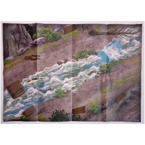 Lego Playmat, Mountain Police, River / [No Color/Any Color]