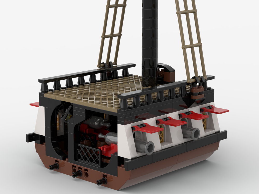 Lego Barracuda Boat Frigate Extension