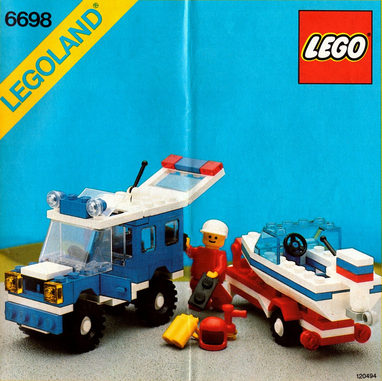 Lego RV with Speedboat