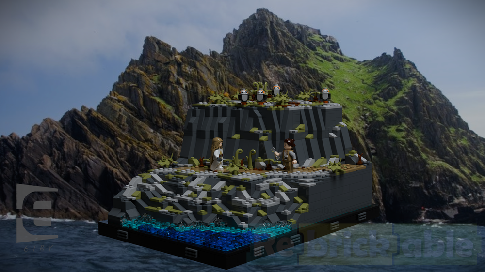 Lego Ahch-To Arrival