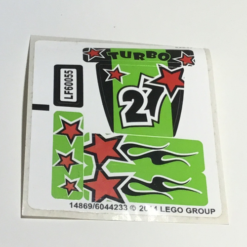 Lego Sticker Sheet for Set 60055-1