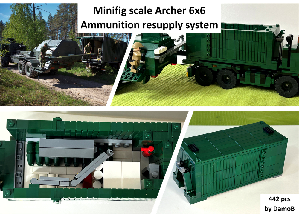 Lego PLS v1 Archer ammunition handling unit BAE Systems Bofors