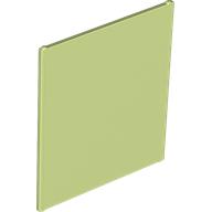 Lego Glass for Frame 1 x 6 x 6 / Yellowish Green