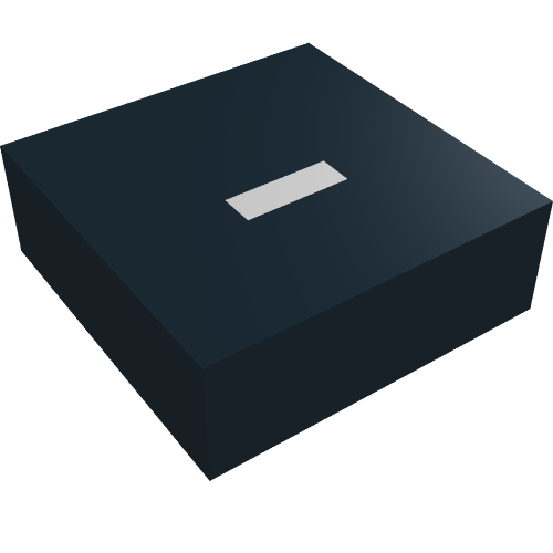 Lego Tile 1 x 1 with Silver '-' Print / Black