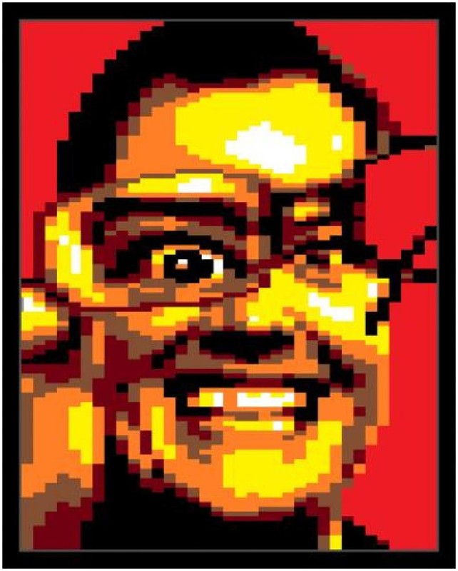 Lego ALAN CARR (UK COMEDIAN/PRESENTER) CELEBRITY PORTRAIT