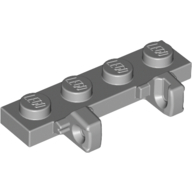 Lego Hinge Plate 1 x 4 Locking Dual 1 Finger / Light Bluish Gray