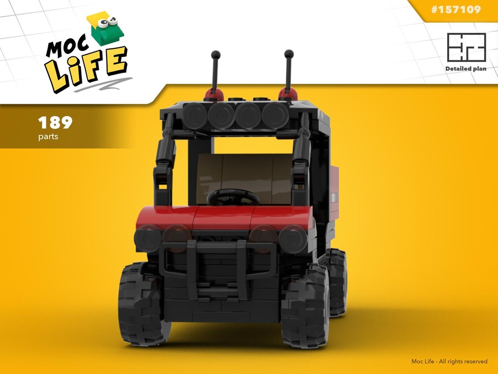 Lego Case IH Scout 4 seats