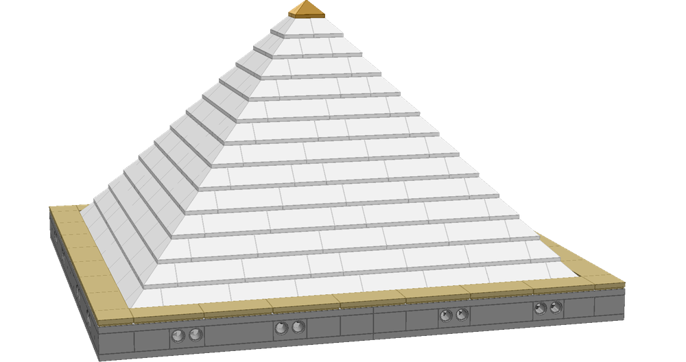 Lego Ancient Egypt PT 7 Great Pyramid of Khufu.