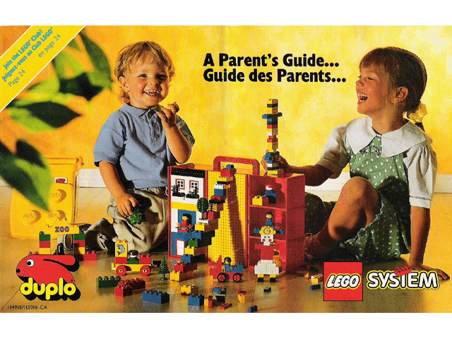 Lego 1993 Medium Parents Guide Canadian (114918/115018-CA)