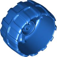 Lego Wheel Hard Plastic Large (54mm D. x 30mm) / Blue