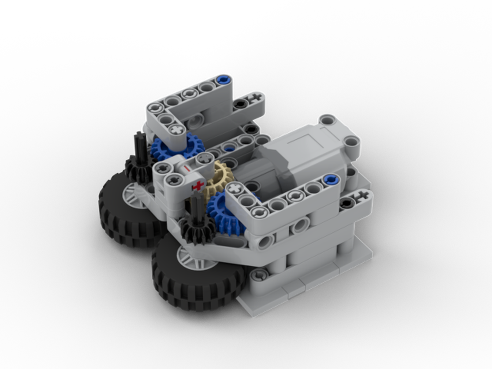 Lego Minifig Mover - Chain Drive Alternative Gearing