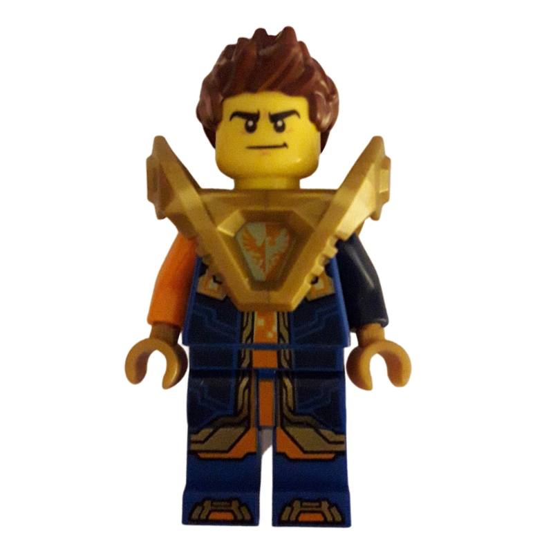 Lego Clay Moorington with Hair and Armor
