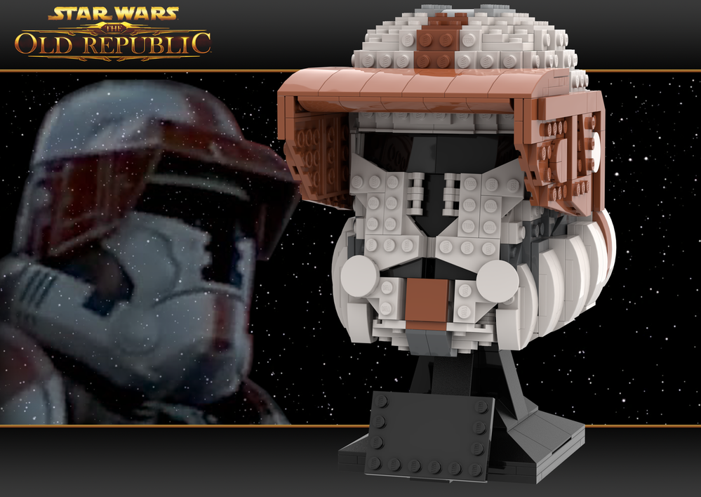 Lego SWTOR - Havoc Republic Trooper Helmet Bust
