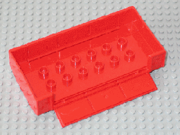 Lego Duplo Wagon Body Large with 2 x 6 Studs and Two Side Hatches