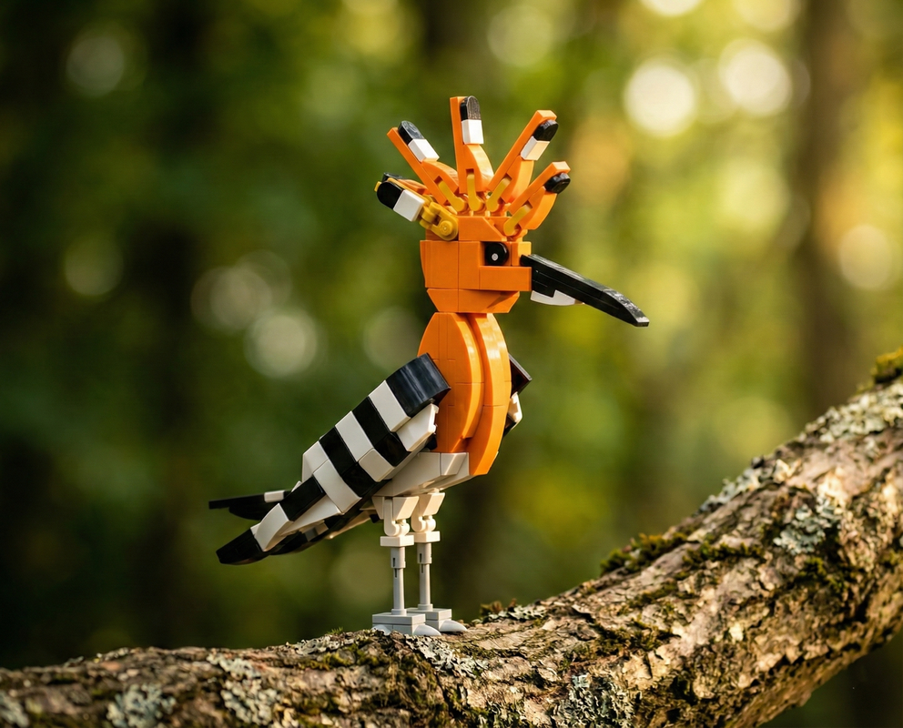 Lego Hoopoe life size