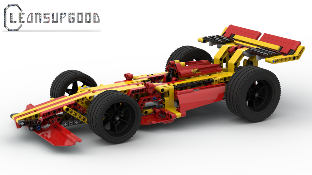 Lego 8146 C-Model: DRAGON Formula Racer