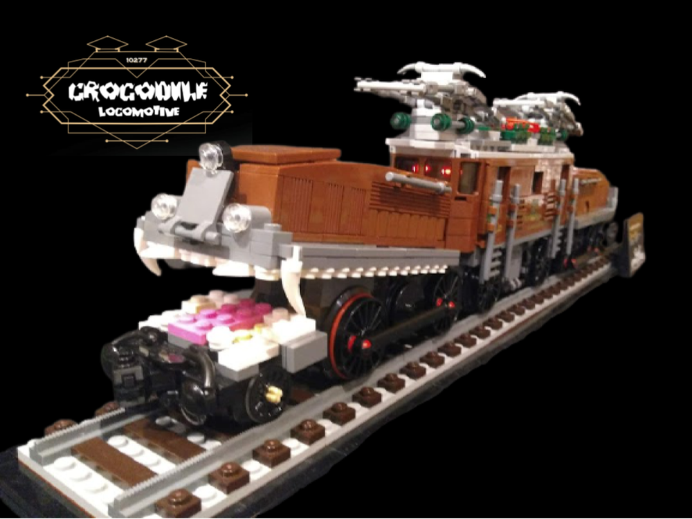 Lego Crocodile Locomotive - but it's actually a crocodile