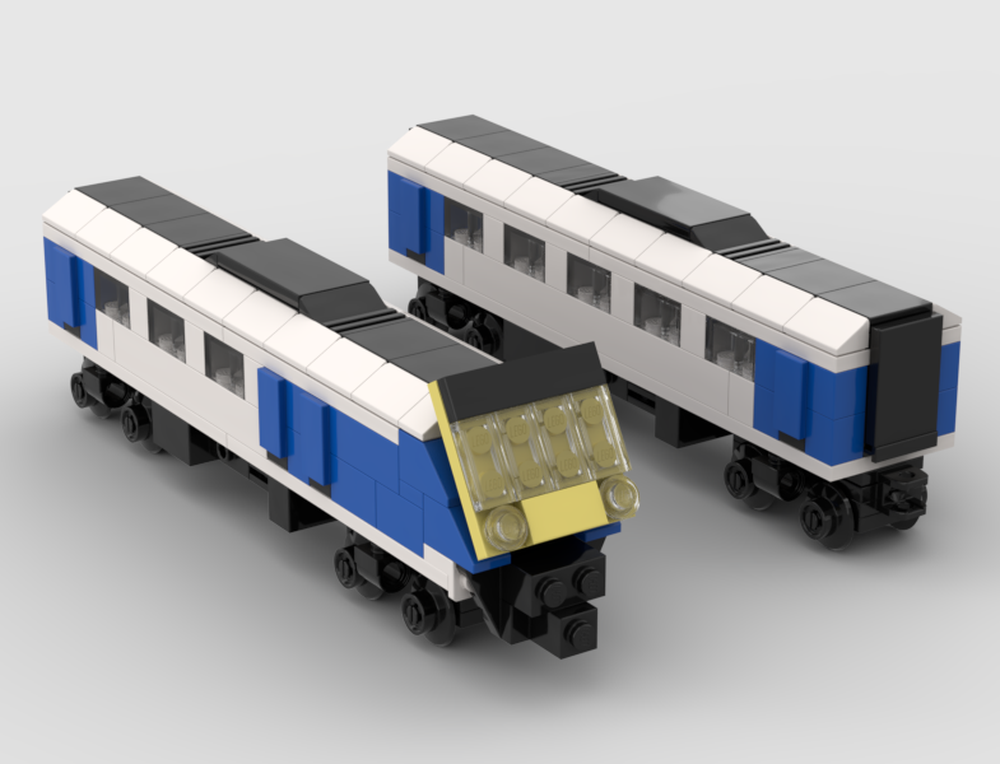 Lego Mini Metro Train from Melbourne