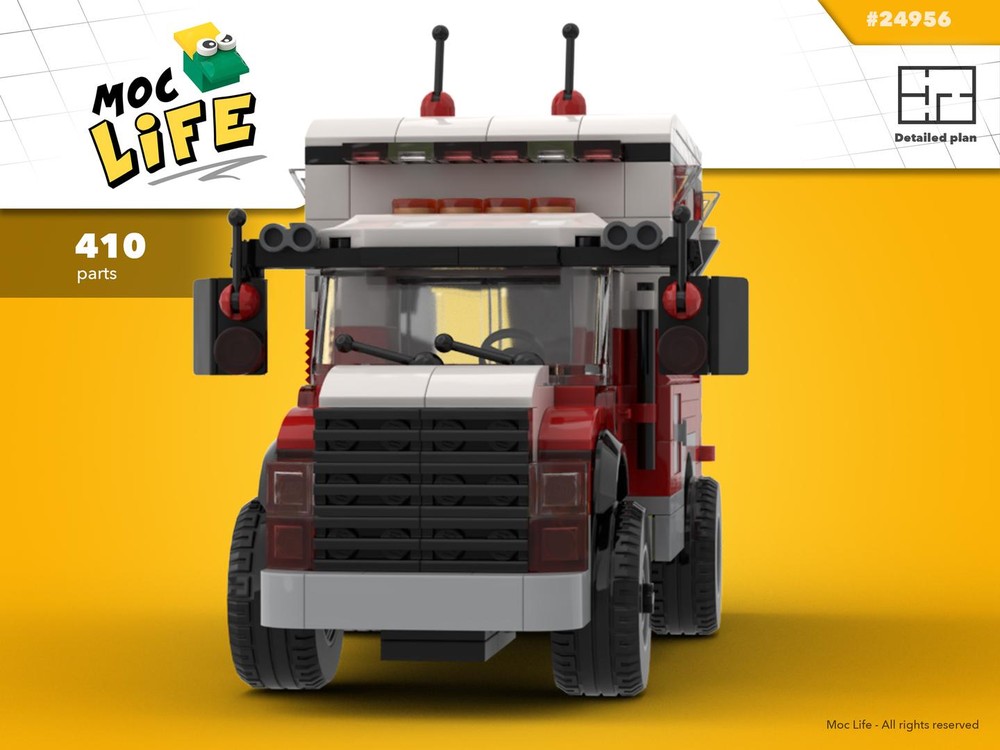 Lego American ambulance dually