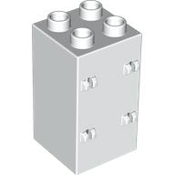 Lego Duplo Building Wall 2 x 2 x 3 with Four Hinges / White