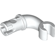 Lego Arm, Long, with Technic Pin / White