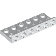 Lego Bracket 2 x 6 - 1 x 6 Inverted / White