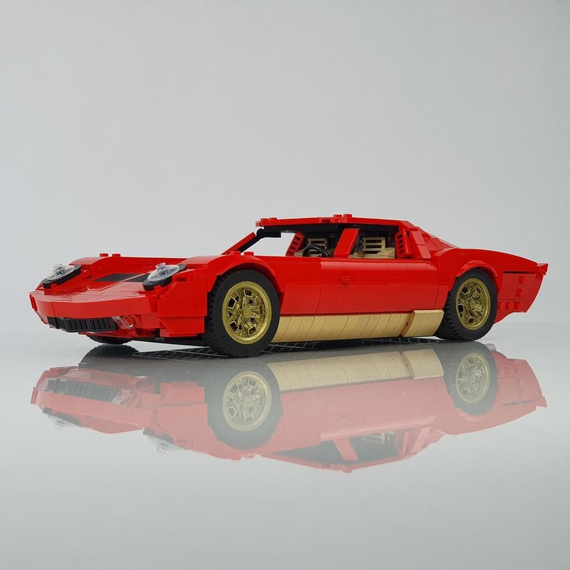 Lego Lamborghini Miura P400 SV (red)
