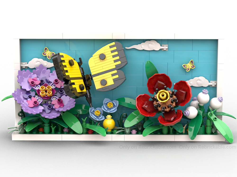 Lego Butterfly on a spring afternoon