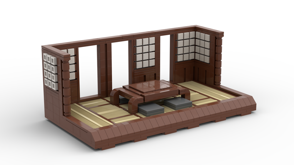 Lego Chashitsu Corner: Zen Tea Retreat